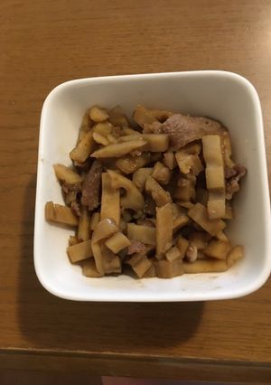 シャキシャキ！レンコンと牛肉のきんぴら-レシピのメイン写真