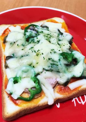朝食やおやつに！簡単ピザトースト-レシピのメイン写真