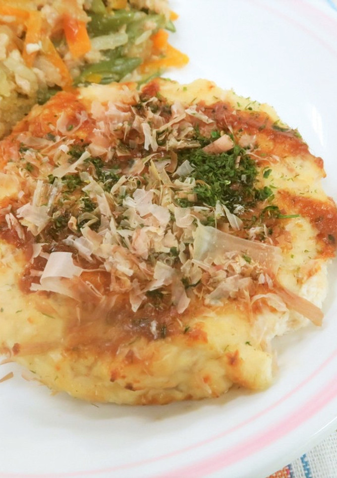 【保育園の給食】豆腐のお好み焼き風-レシピのメイン写真