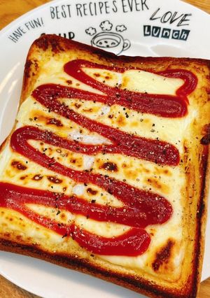 ﾏﾖ玉ﾄｰｽﾄと呼ばれてﾏｽ-レシピのメイン写真