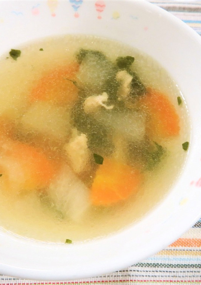【保育園の給食】冬瓜のスープ-レシピのメイン写真