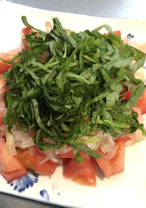 トマトと青じそサラダ-レシピのメイン写真