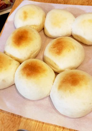 丸いミルクパン-レシピのメイン写真