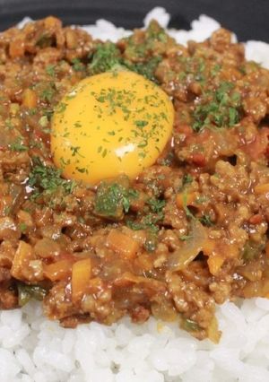 【バズレシピ】レンジでかぼちゃカレー-レシピのメイン写真