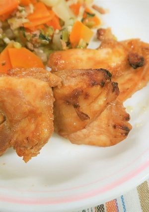 【保育園の給食】鶏肉のＢＢＱソース焼き-レシピのメイン写真