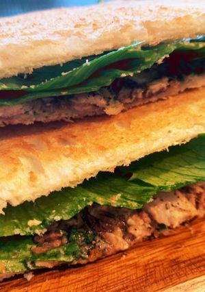 サバの水煮缶でサバサンド（和風醤油味）-レシピのメイン写真