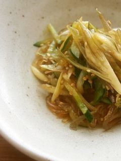 茗荷たっぷり!春雨サラダ♪-レシピのメイン写真