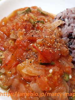 10分で完成!トマトのあんかけご飯-レシピのメイン写真