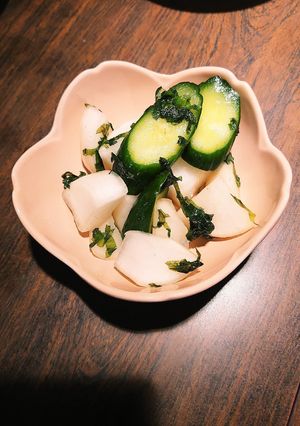 和風だしで♡♡胡瓜&大根の即席漬け-レシピのメイン写真