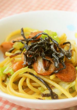 塩昆布スパゲッティー-レシピのメイン写真