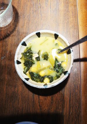 ほうれん草と根菜豆乳シチュー-レシピのメイン写真