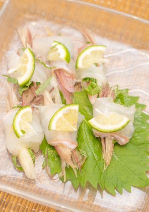 火を使わず作れる！真鯛の夏香味巻き-レシピのメイン写真