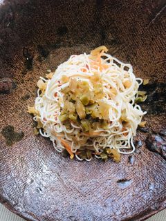 豆腐麺の冷たいザーサイ混ぜ麺-レシピのメイン写真