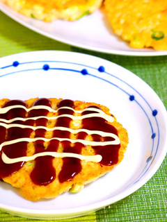 木綿とうふのお好み焼き風おやき-レシピのメイン写真