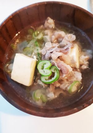 簡単 肉豆腐汁-レシピのメイン写真