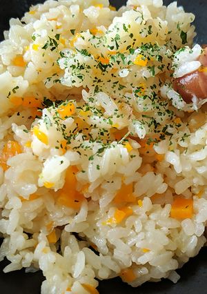 子供パクパク！炊飯器でできる簡単ピラフ！-レシピのメイン写真