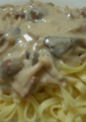きのこたっぷりクリームパスタ-レシピのメイン写真