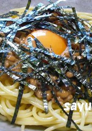 納豆スパ♪-レシピのメイン写真