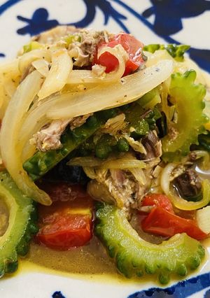 ゴーヤと鯖缶のカレー味【ホットクック】-レシピのメイン写真