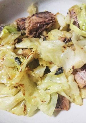 サバ缶スパイシーキャベツ炒め-レシピのメイン写真