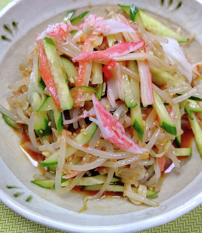 簡単で美味しいもやしとカニかまの中華あえ by みっちゃん❇️68