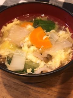 お野菜たっぷり かき玉汁-レシピのメイン写真