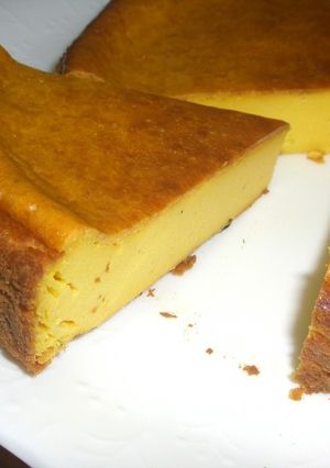 かぼちゃのベイクドチーズケーキ-レシピのメイン写真