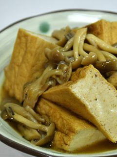 地味うま「厚揚げとしめじの煮物」-レシピのメイン写真
