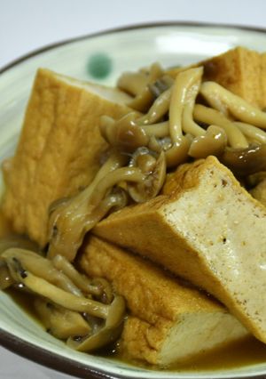 地味うま「厚揚げとしめじの煮物」-レシピのメイン写真