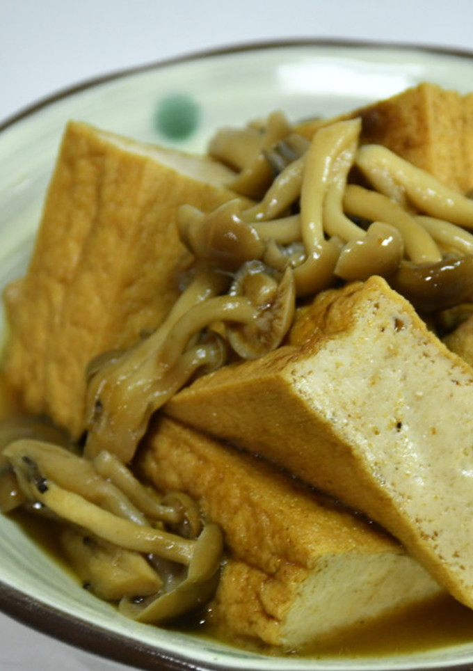 地味うま「厚揚げとしめじの煮物」-レシピのメイン写真