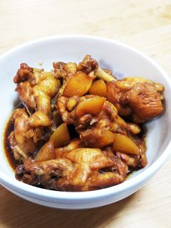 手羽元のごろごろニンニク煮-レシピのメイン写真