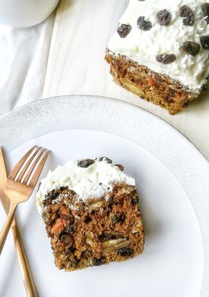 オートミールのレーズンキャロットケーキ-レシピのメイン写真