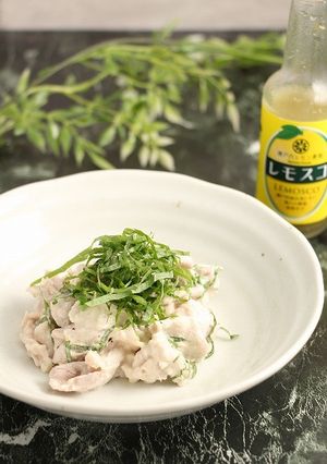 簡単！大葉豚しゃぶ☆レモスコでさっぱり-レシピのメイン写真