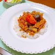 夏にぴったり♪ナスとトマトのキーマカレー