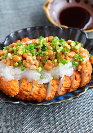 「はんぺい」の納豆おろしがけ-レシピのメイン写真