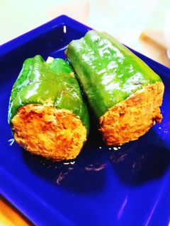 ヘルシー丸ごとピーマンの肉詰め -レシピのメイン写真