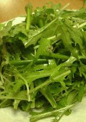 豆腐とみず菜のごま塩サラダ-レシピのメイン写真