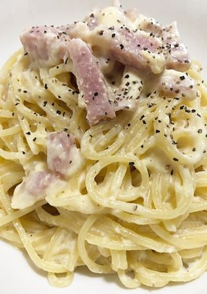 カルボナーラ-レシピのメイン写真