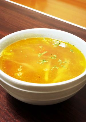 トマトとひき肉のコンソメスープ-レシピのメイン写真