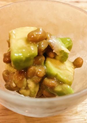 アボカドの納豆和え（ニンニク風味）-レシピのメイン写真