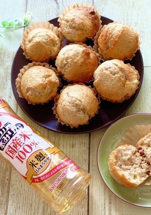 クルミとチーズのみりんカップケーキ-レシピのメイン写真