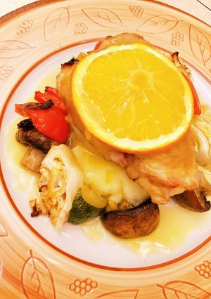 チキンのオーブン焼き(ハニーマスタード)-レシピのメイン写真