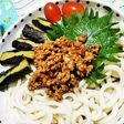 冷やしピリ辛肉みそうどん