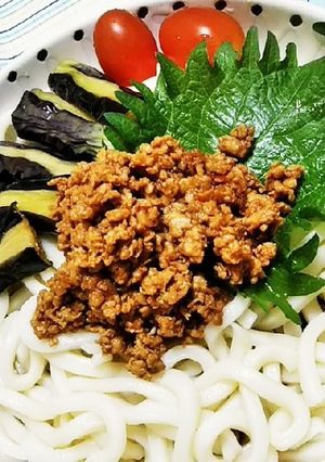 冷やしピリ辛肉みそうどん-レシピのメイン写真
