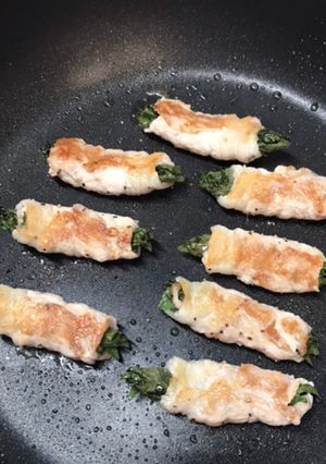 豚肉の大葉巻き(お弁当用)-レシピのメイン写真