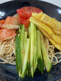 家にあるパスタ麺で冷やし中華-レシピのメイン写真