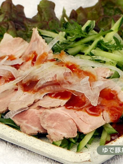 茹で豚たっぷり野菜添え-レシピのメイン写真