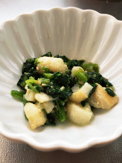 離乳食後期~ほうれん草とお麩のおひたし-レシピのメイン写真