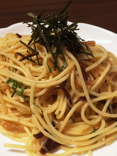 なめ茸キノコ瓶詰めで!簡単和風パスタ!-レシピのメイン写真