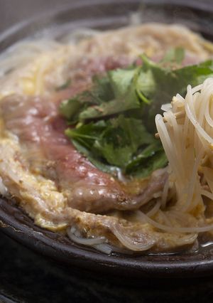 牛ロースとビーフンの柳川風-レシピのメイン写真
